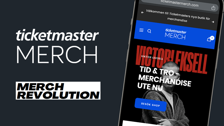 Vi lanserar webshopen ticketmastermerch.com