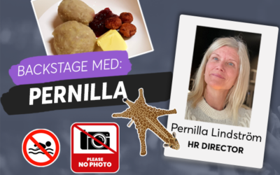 Backstage med: Pernilla Lindström