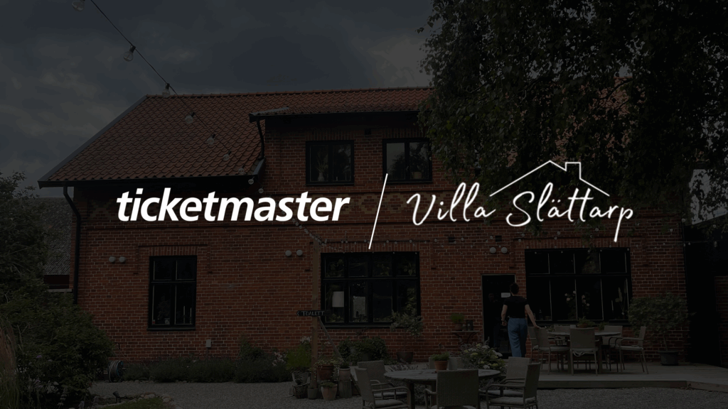 Villa Slättarp & Ticketmaster