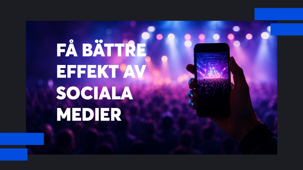 3 tips sociala medier