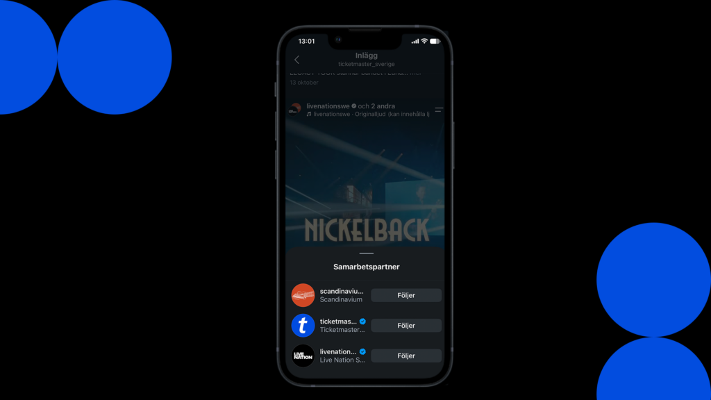 collab med ticketmaster